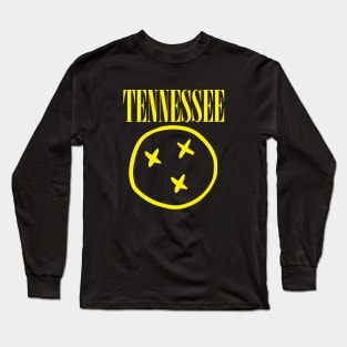 Tennessee Flag Tristar Nirvana inspired Long Sleeve T-Shirt